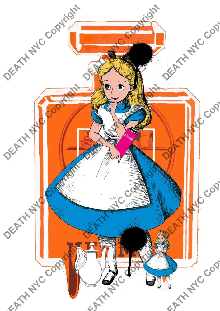 Auction ’W666 alice’ 45x32cm (Edition of 100) Art Print