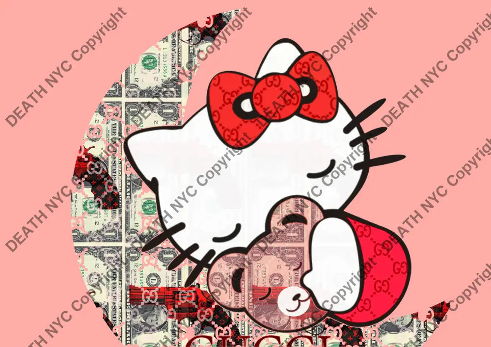 Auction ’W845 kitty’ art print 45x32cm (Edition of 100) - Art Print