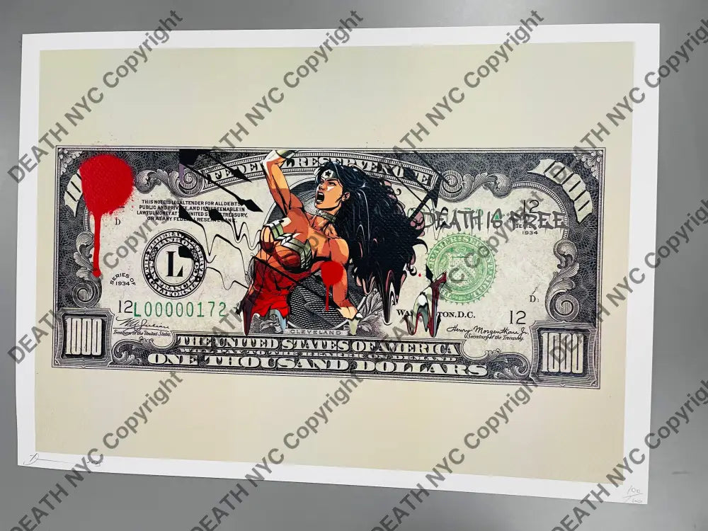Auction ’Wonder money’ 45x32cm (Edition of 100) (2023) Art Print