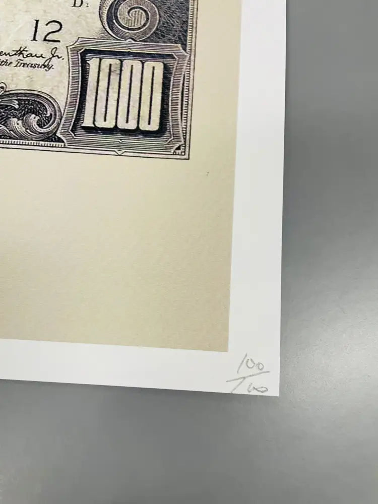 Auction ’Wonder money’ 45x32cm (Edition of 100) (2023) Art Print