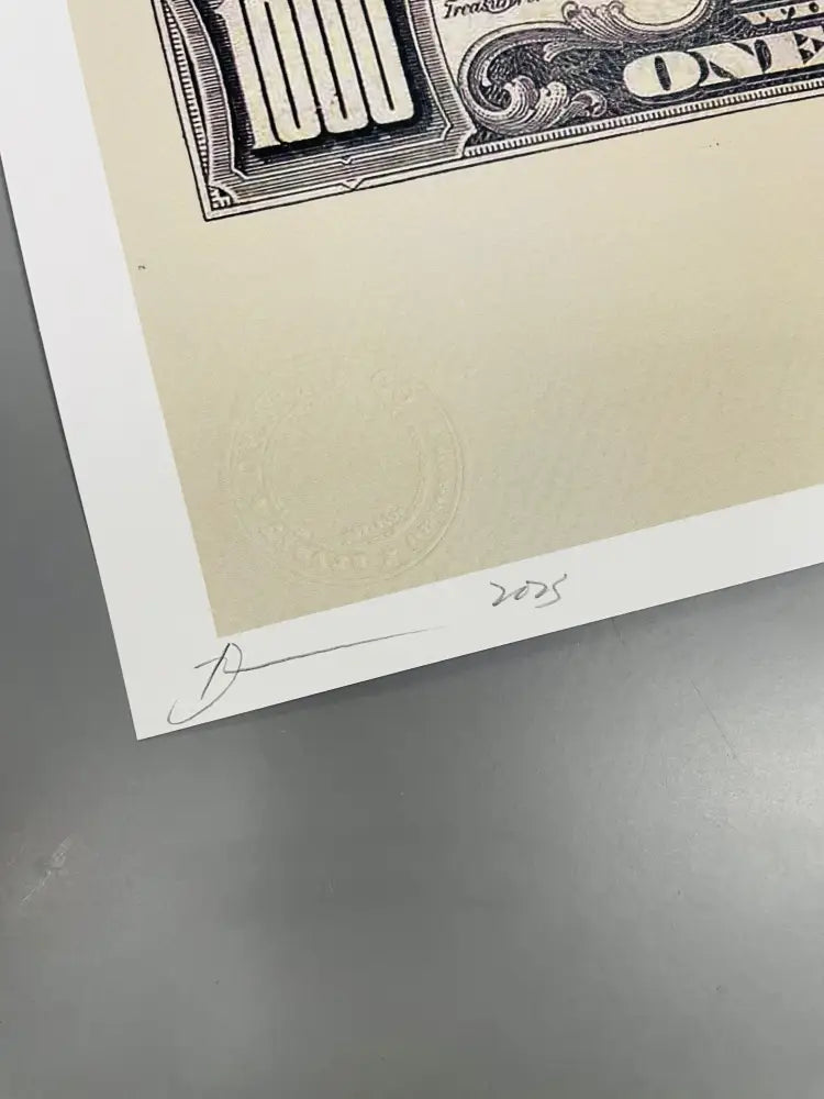 Auction ’Wonder money’ 45x32cm (Edition of 100) (2023) Art Print