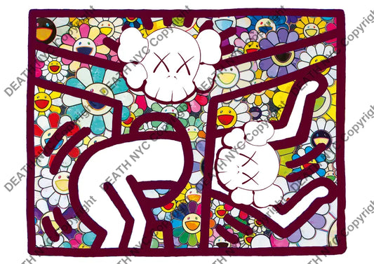 Auction ’X flowerl’ art print 45x32cm (Edition of 100) - Art Print