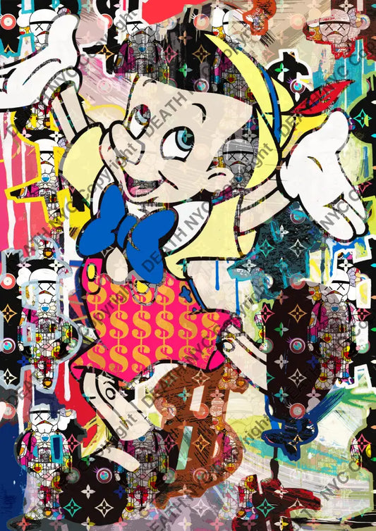 Auction ’X173 lie’ art print 45x32cm (Edition of 100) Art Print