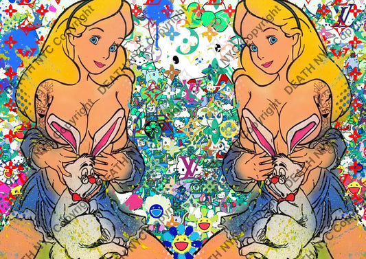 Auction ’X32 alice’ 45x32cm (Edition of 100) Art Print