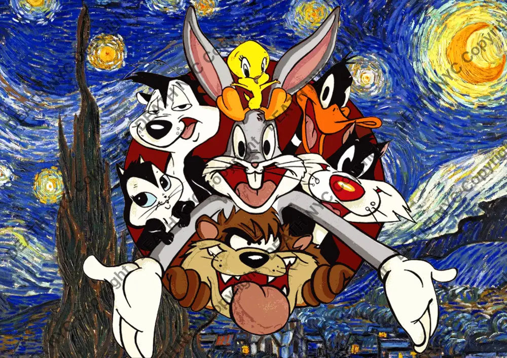 Auction ’X370 bunny. ’ art print 45x32cm (Edition of 100) - Art Print