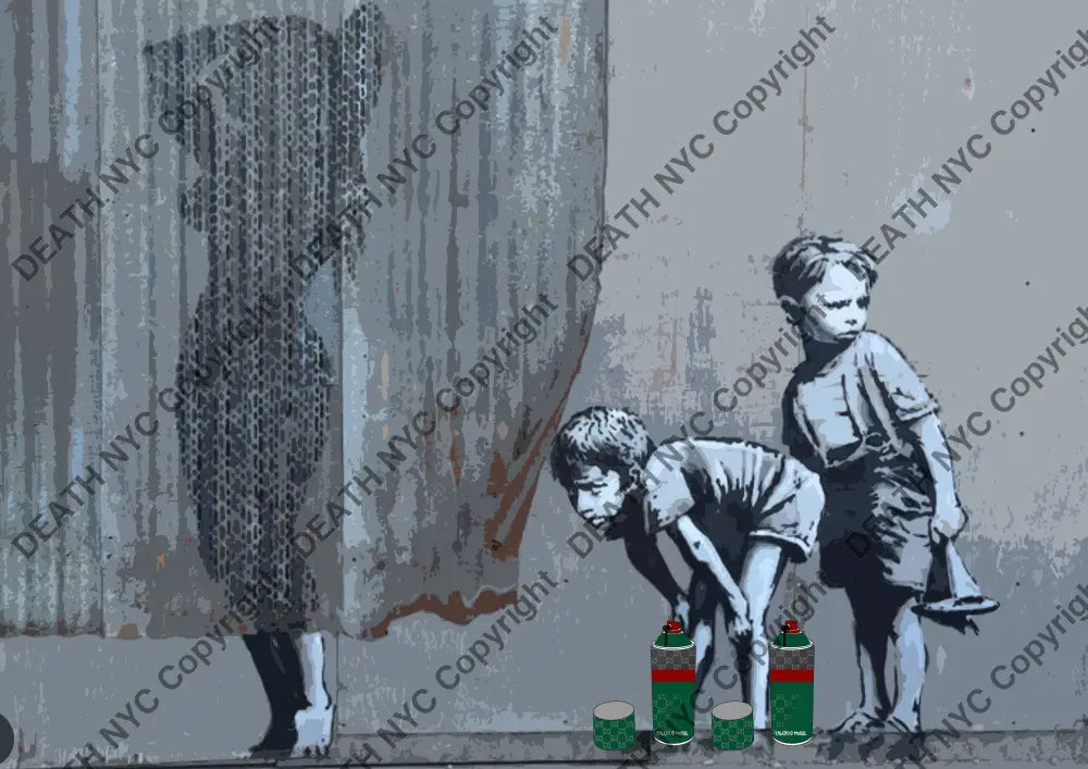 Auction ’X462 bank’ 45x32cm (Edition of 100) Art Print