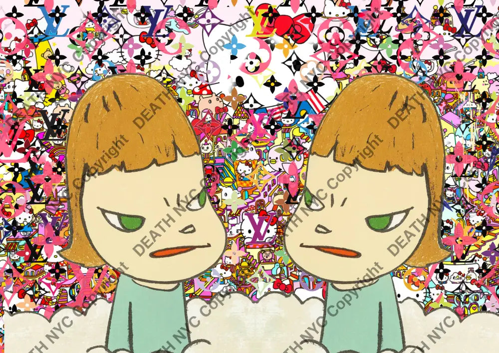 Auction ’X8 girl’ art print 45x32cm (Edition of 100) Art Print
