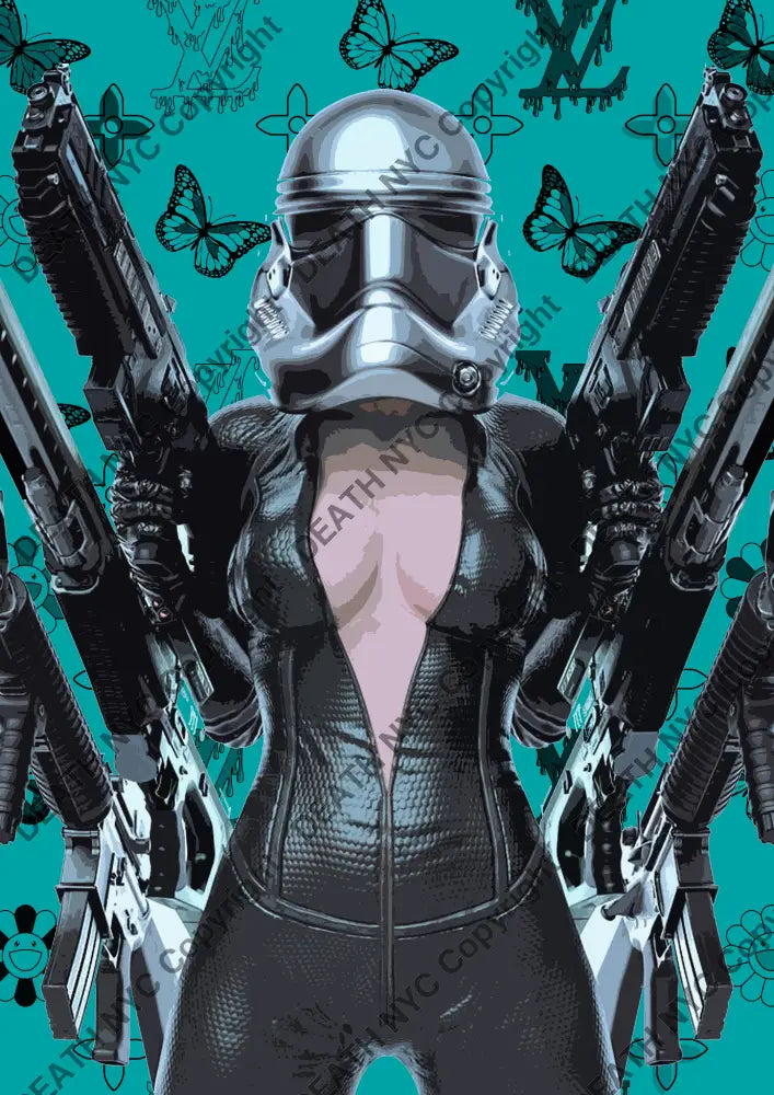 Auction ’X842 troop ’ art print 45x32cm (Edition of 100) - Art Print