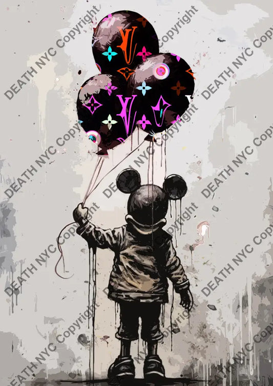 Auction ’X862 mouse’ 45x32cm (Edition of 100) Art Print