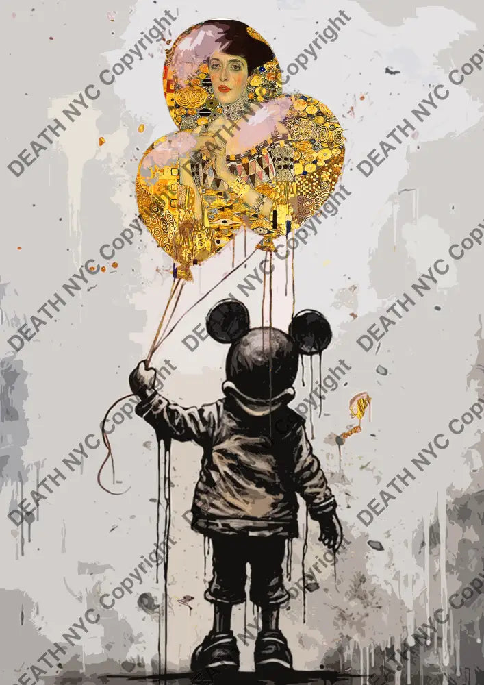Auction ’X863 mouse ’ art print 45x32cm (Edition of 100) Art Print