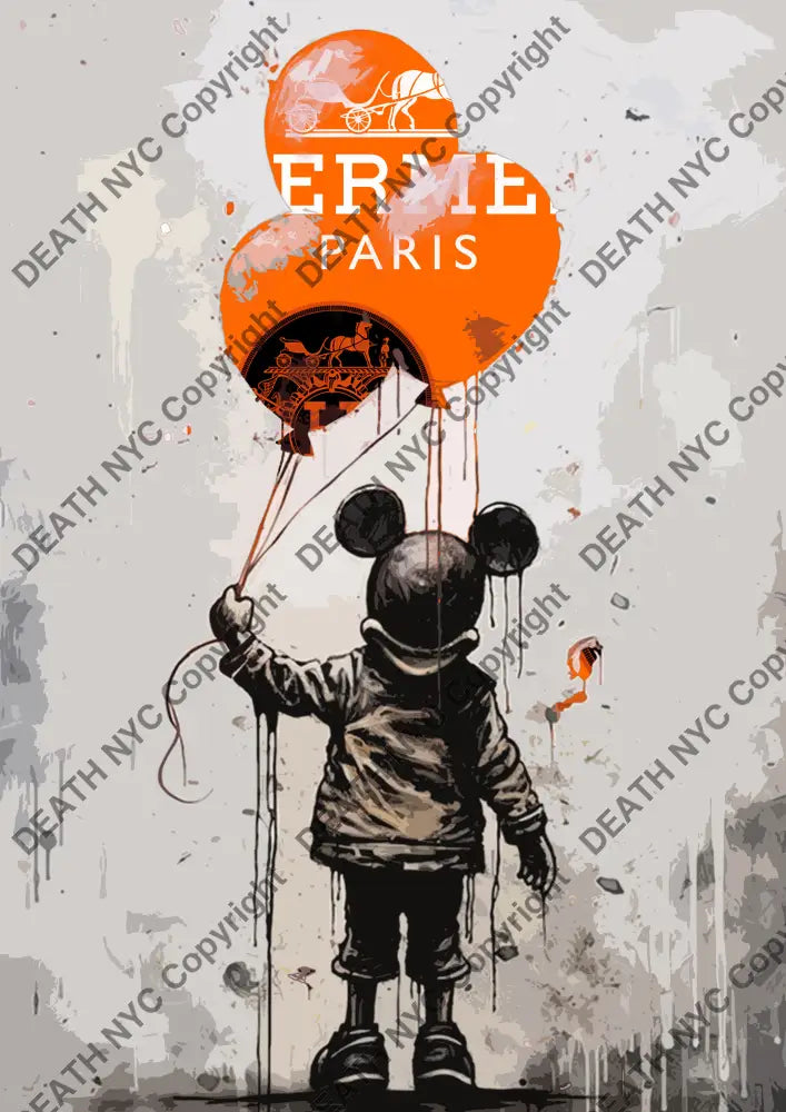 Auction ’X864 mouse. ’ art print 45x32cm (Edition of 100) - Art Print