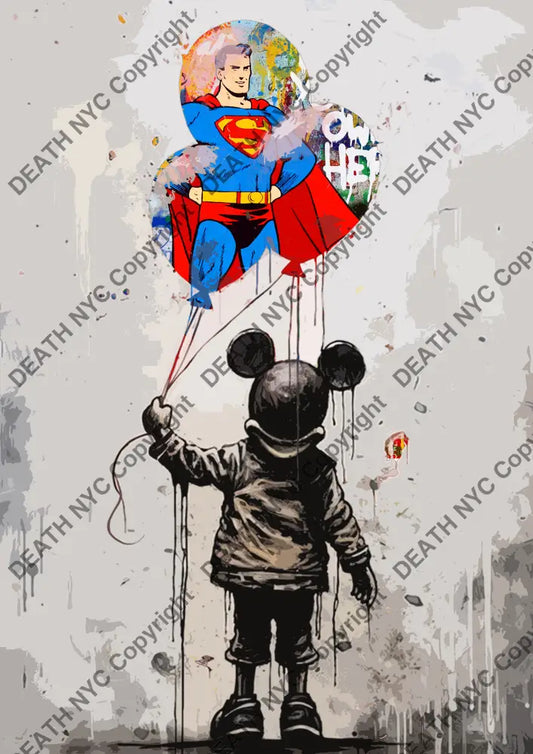 Auction ’X867 mouse bank’ 45x32cm (Edition of 100) Art Print