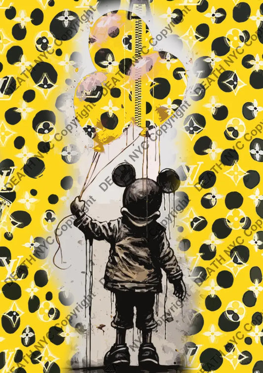 Auction ’X913 mouse ’ art print 45x32cm (Edition of 100) Art Print