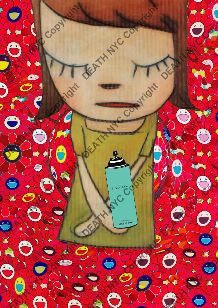 Auction ’Y34 girl ’ art print 45x32cm (Edition of 100) Art Print