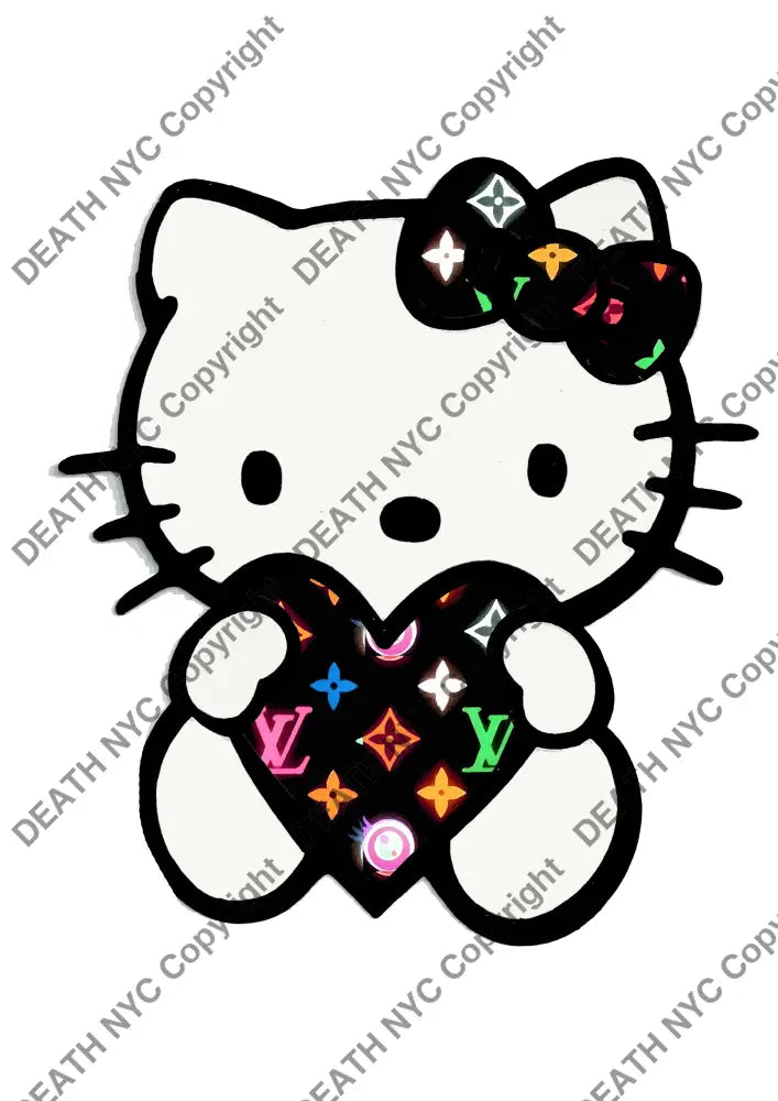 Auction ’Y452 kitty ’ art print 45x32cm (Edition of 100) Art Print