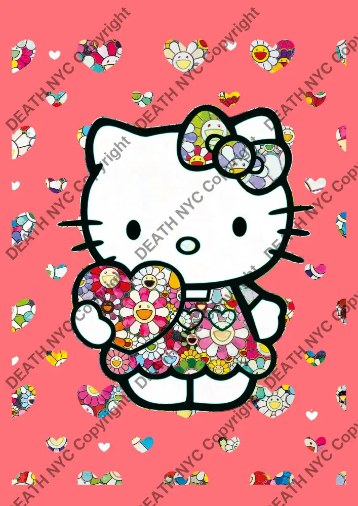 Auction ’Y548 kitty’ 45x32cm (Edition of 100) Art Print