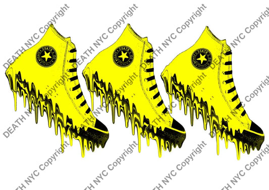 Auction ’yel conv drip 4’’ art print 45x32cm (Edition of 100) Art Print