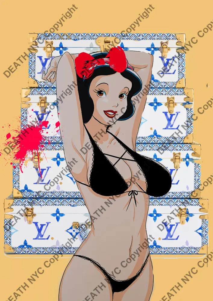 Auction ’Z541 snow. ’ art print 45x32cm (Edition of 100) - Art Print