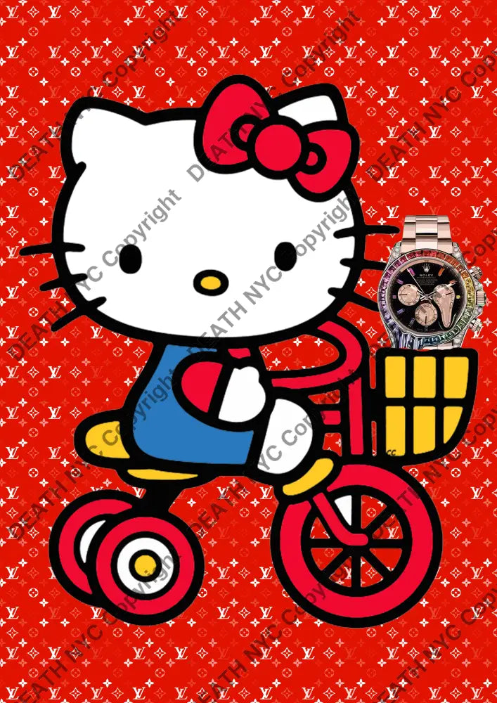 Auction ’Z686 kitty ’ art print 45x32cm (Edition of 100) Art Print