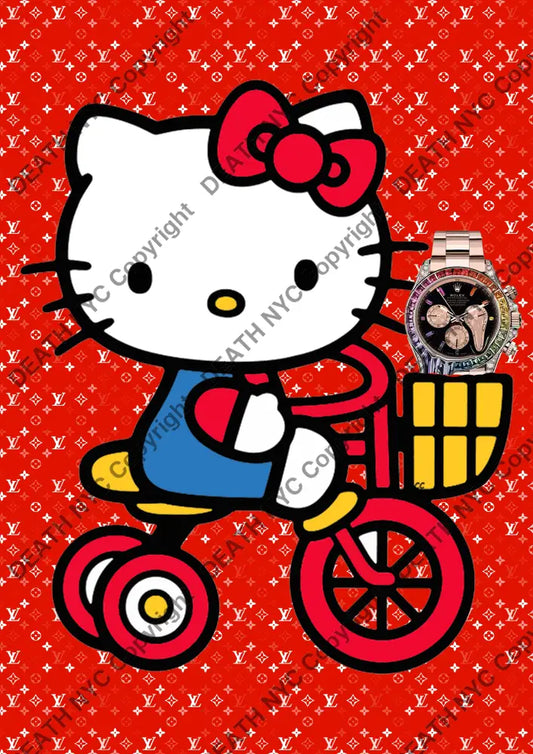 Auction ’Z686 kitty ’ art print 45x32cm (Edition of 100) Art Print