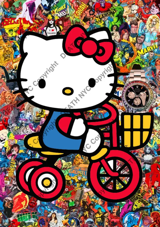Auction ’Z688 kitty’ 45x32cm (Edition of 100) Art Print