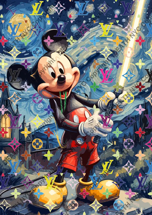 Auction ’Z892 mouse’ art print 45x32cm (Edition of 100) Art Print