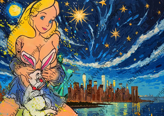 Auction ’ZA646 alice’ 45x32cm (Edition of 100) Art Print