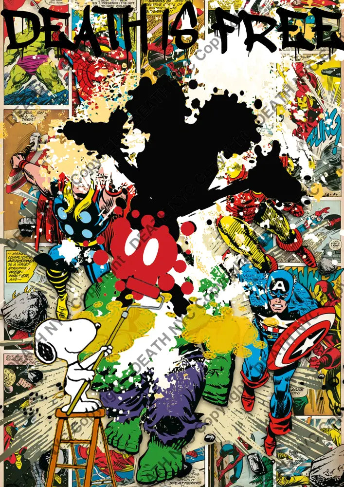 Auction ’ZA814 mouse’ 45x32cm (Edition of 100) Art Print