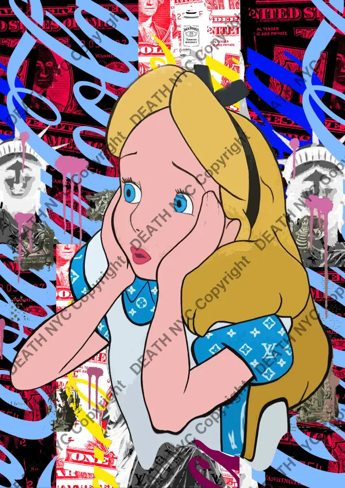 Auction ’ZC227 alice’ 45x32cm (Edition of 100) Art Print