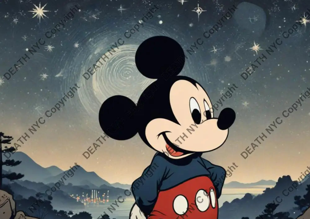 Auction ’ZD24 mouse’ art print 45x32cm (Edition of 100) - Art Print