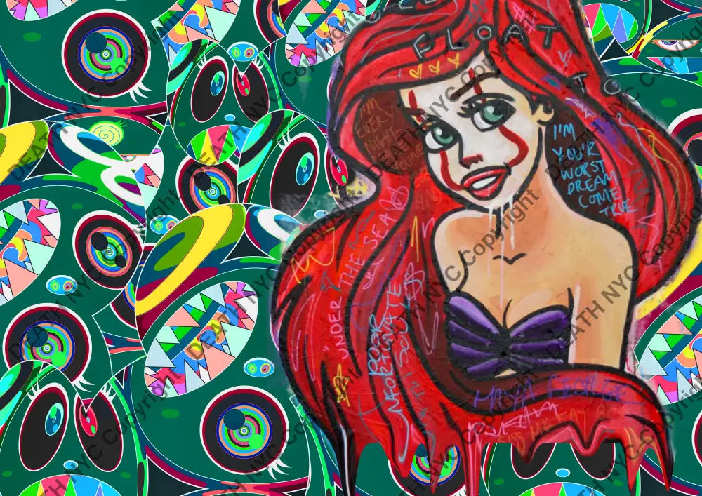 Auction ’ZE107 ar iel’ art print 45x32cm (Edition of 100) Art Print