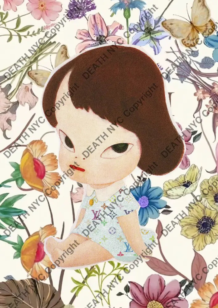 Auction ’ZF165 girl. ’ art print 45x32cm (Edition of 100) - Art Print