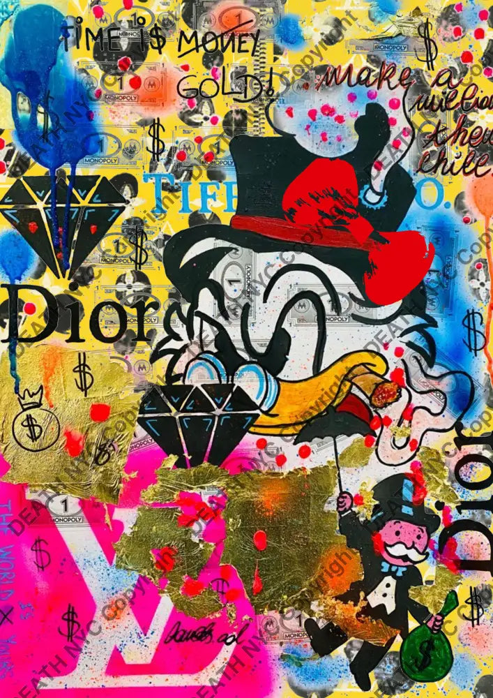 Auction ’ZG195 duck’ 45x32cm (Edition of 100) Art Print