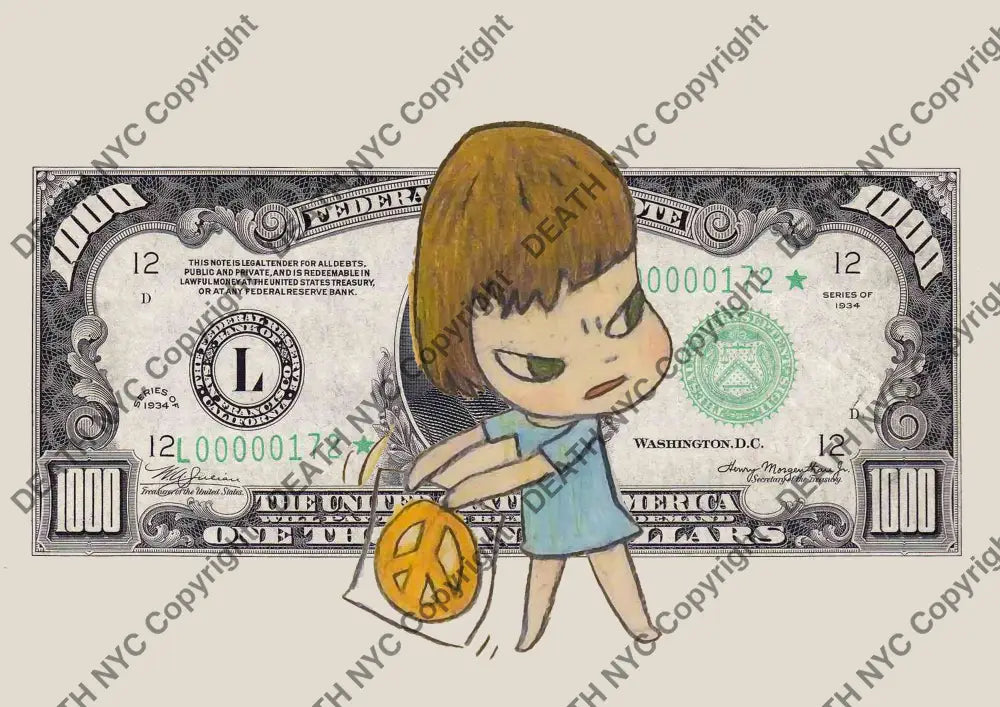 Auction ’ZG48 girl ’ art print 45x32cm (Edition of 100) - Art Print