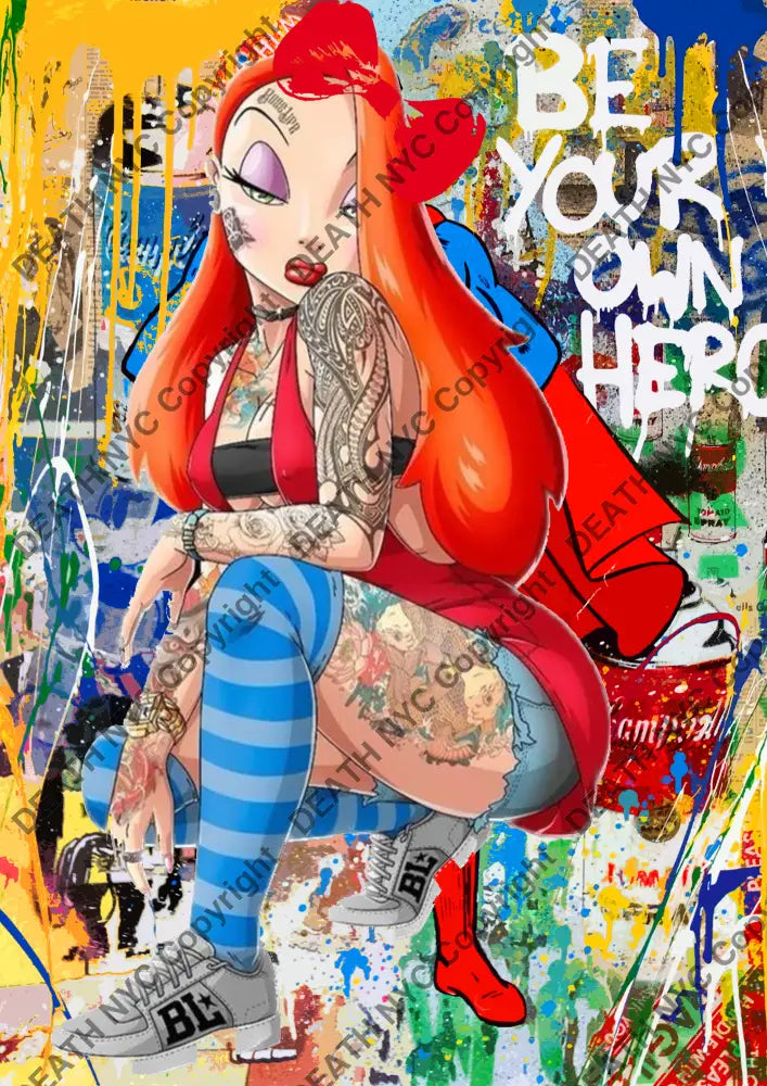 Auction ’ZI182 tattoo’ art print 45x32cm (Edition of 100) Art Print