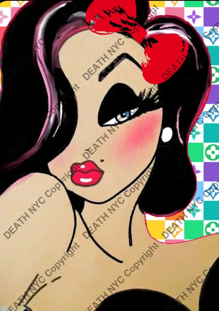 Auction ’ZI89 girl’ 45x32cm (Edition of 100) Art Print