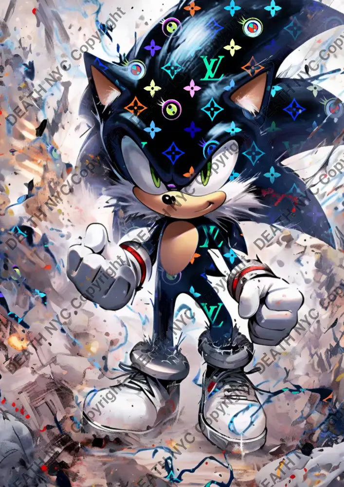 Auction ’ZI50 sonic’ art print 45x32cm (Edition of 100) - Art Print