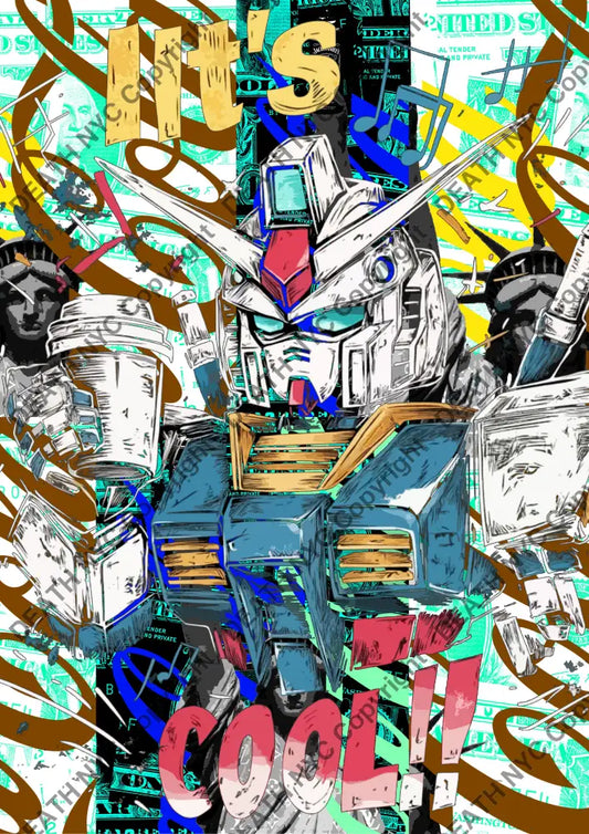Auction ’ZI77 gund’ 45x32cm (Edition of 100) Art Print