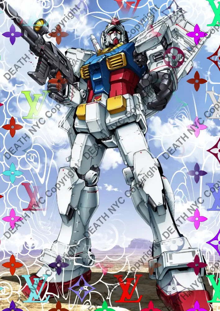 Auction ’ZX123 gund’ art print 45x32cm (Edition of 100) Art Print