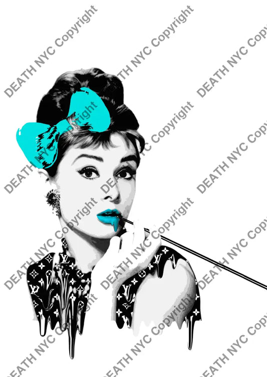 ’Audrey B Melt’ 45X32Cm (Hc Edition) (2017) Art Print