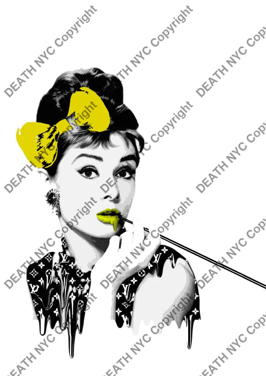 ’Audrey Y Melt’ 45X32Cm (Hc Edition) (2017) Art Print