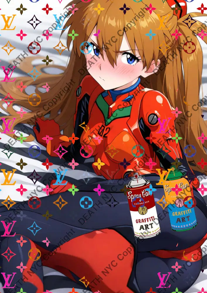 ’BC47 asuk spray’ 30x20cm (Edition of 30) (2025) metal wall art Art Print