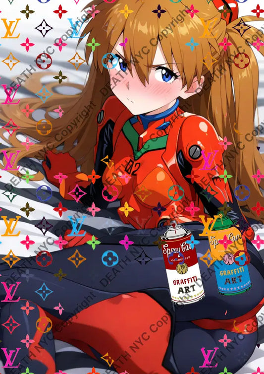 ’BC47 asuk spray’ 30x20cm (Edition of 30) (2025) metal wall art Art Print