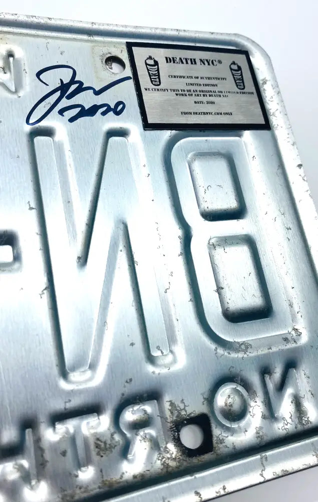 Bn 86 Original License Plate (2020) Art Print