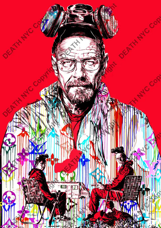 ’Breaking Bad 1’ (Deathmj528) 60X42Cm (Edition Of 10) (2024) Art Print
