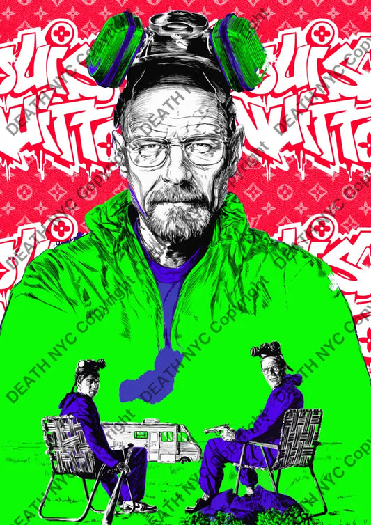 ’Breaking Bad 3’ (Deathmj314) 60X42Cm (Edition Of 10) (2024) Art Print