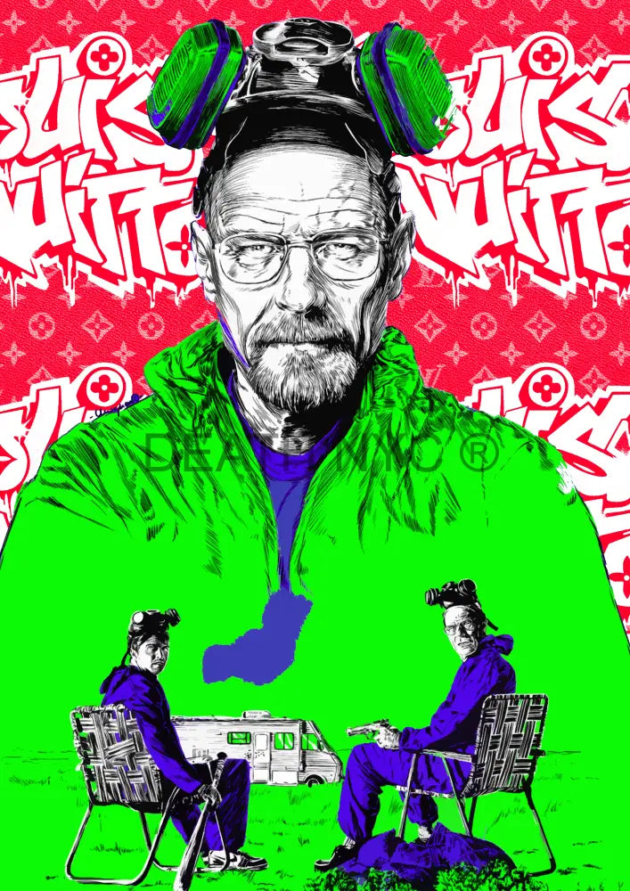 ’Breaking Bad 3’ (Deathmj314) 60X42Cm (Edition Of 10) (2024) Art Print