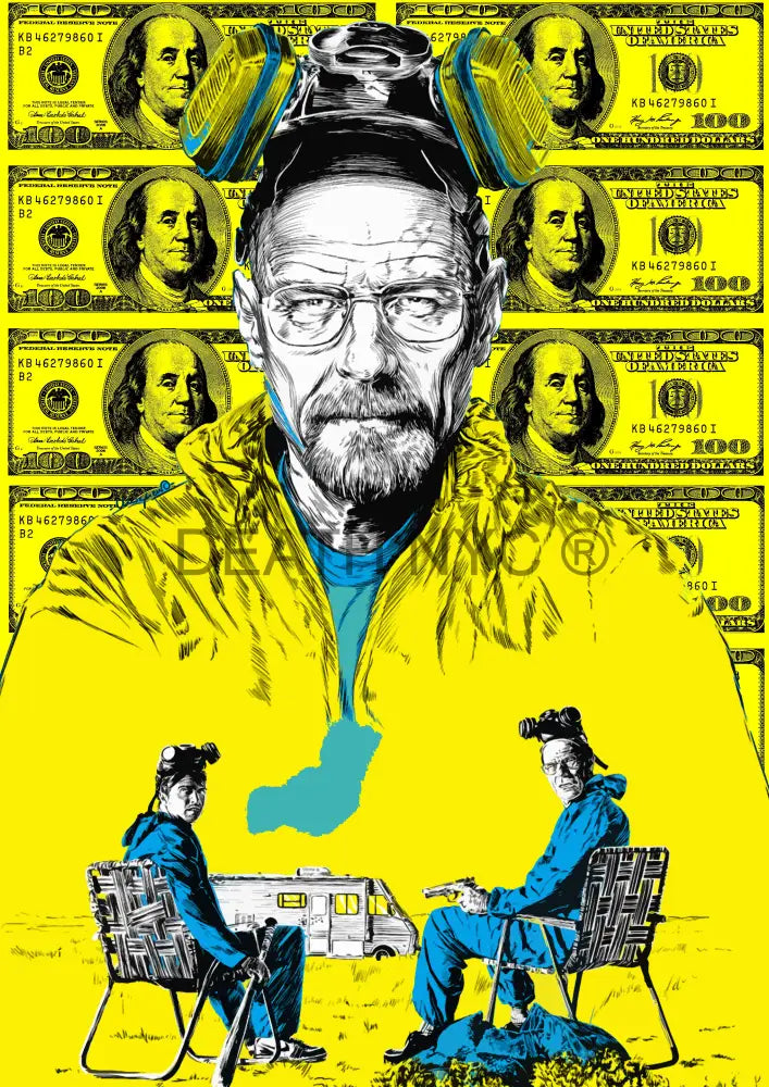 ’Breaking Bad 5’ (Deathmj311) 60X42Cm (Edition Of 10) (2024) Art Print