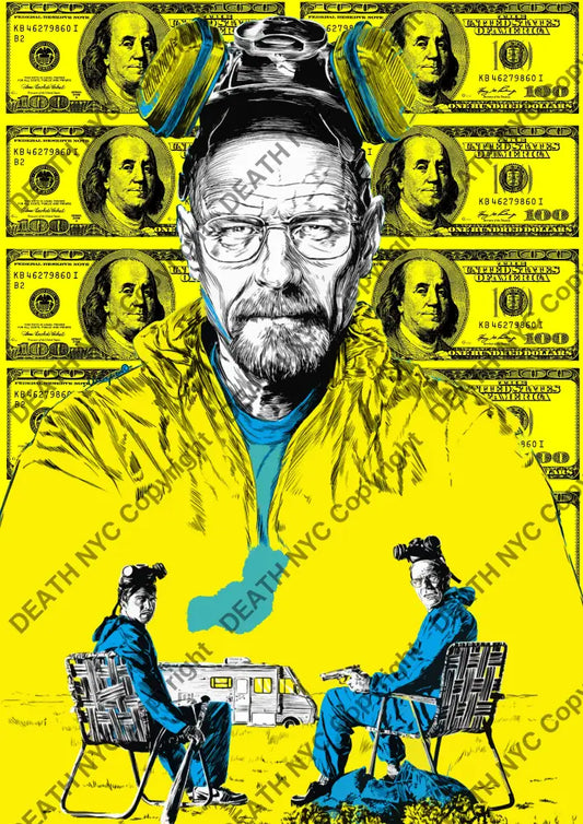 ’Breaking Bad 5’ (Deathmj311) 60X42Cm (Edition Of 10) (2024) Art Print