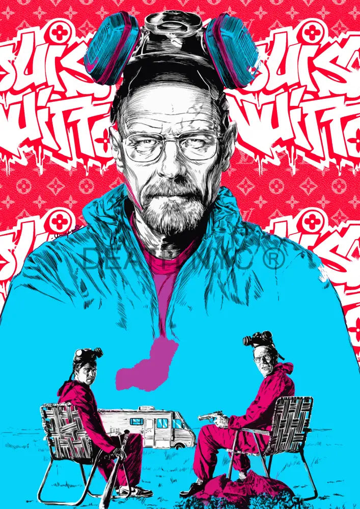 ’Breaking Bad43’ (Deathmj313) 60X42Cm (Edition Of 10) (2024) Art Print